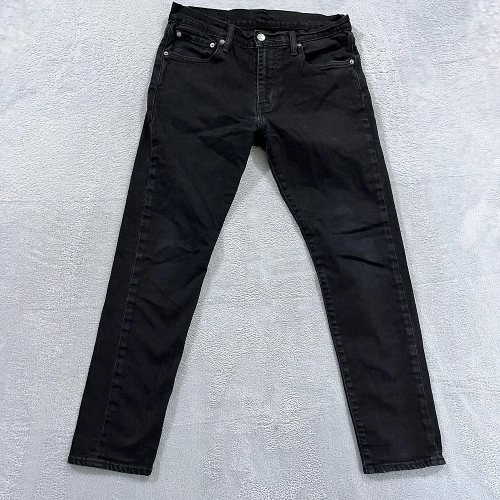 Levi's 512 Jeans‎ Men's 32x29* Slim Tapered Fit Stretch Denim Black Casual